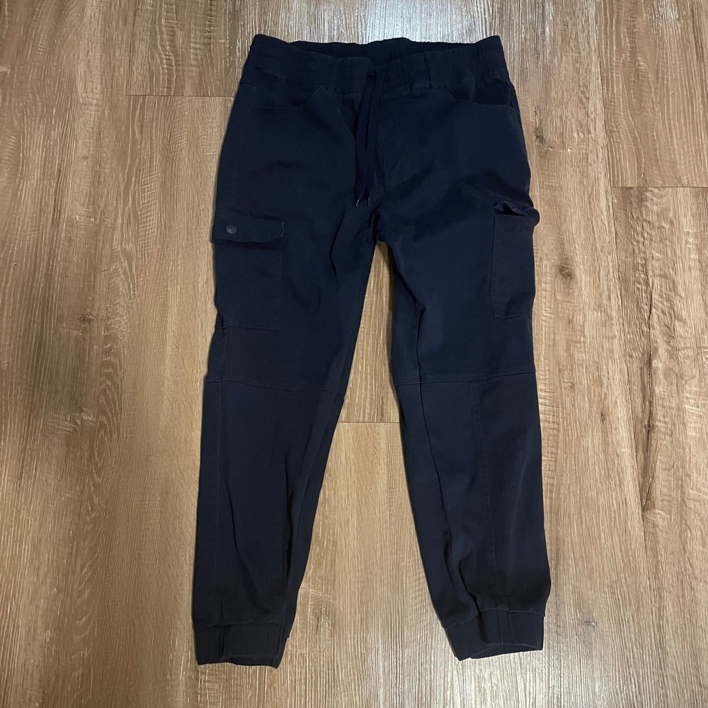 Monkey Ride Jeans Mens Cargo Jogger Pants 15/32 Navy Blue Cotton Stretch Utility